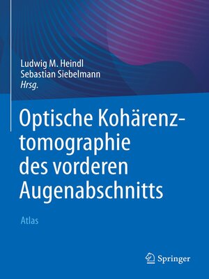 cover image of Optische Kohärenztomographie des vorderen Augenabschnitts